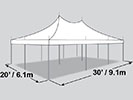 20' x 30' Pole Tent.