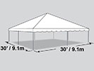 30' x 30' Frame Tent.