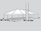 30' x 70' Frame Tent.